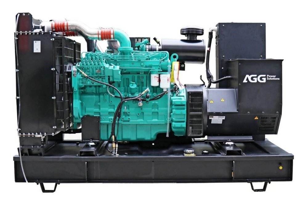 Дизель генератор AGG C713E5 открытого исполнения | 520 кВт, двигатель Cummins