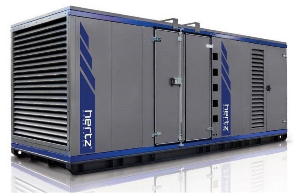 Дизельный генератор - Hertz HG 560 CS в кожухе | 400 кВт