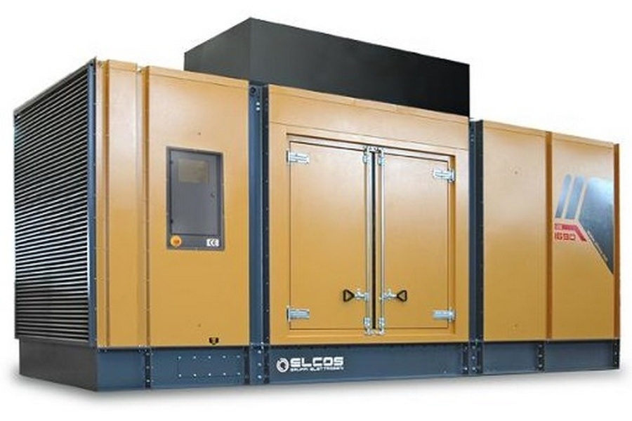 Дизельный генератор 1120 кВт | ELCOS GE.CU.1540/1400.SS+011 в кожухе, двигатель Cummins